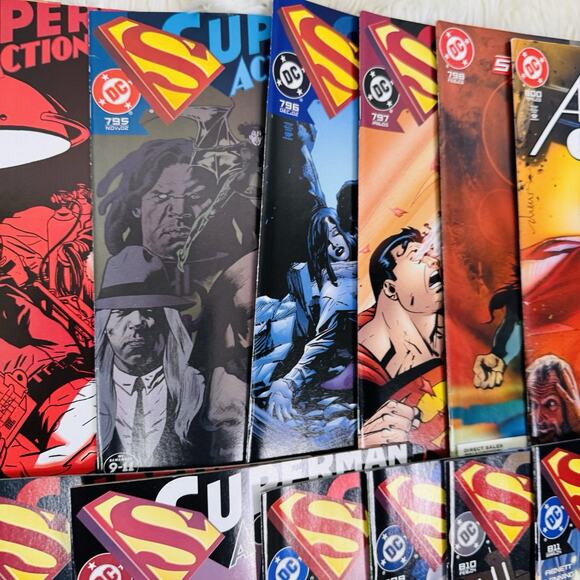 Superman Action Comics 792-798 800-813 Lot - Picture 5 of 7